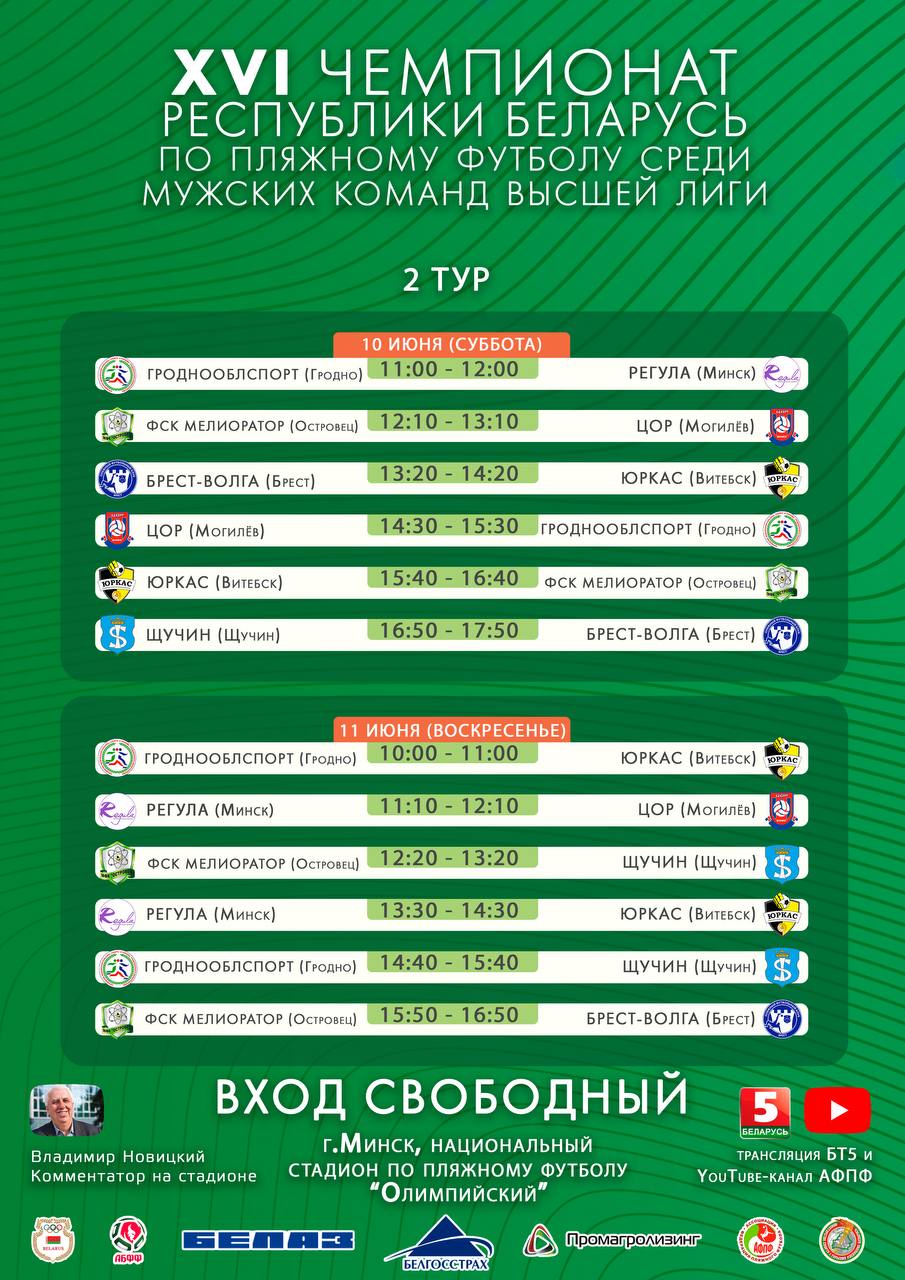 Минск принимает 2 тур чемпионата! - Ассоциация 